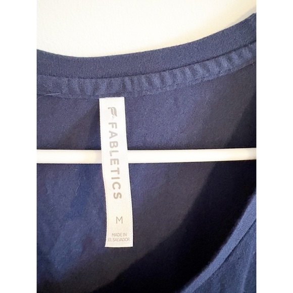 Fabletics Navy Blue Muscle Tank Womens‎ Running on Gym and Juice - Picture 2 of 3